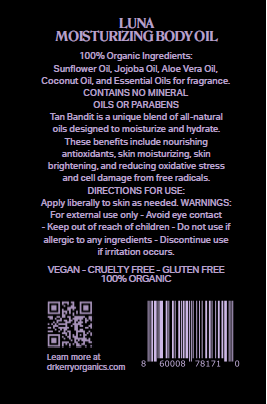 LUNA - Moisturizing Formula with Lavender Fragrance: This oil is designed to provide intense hydration and nourishment for dry and damaged skin.